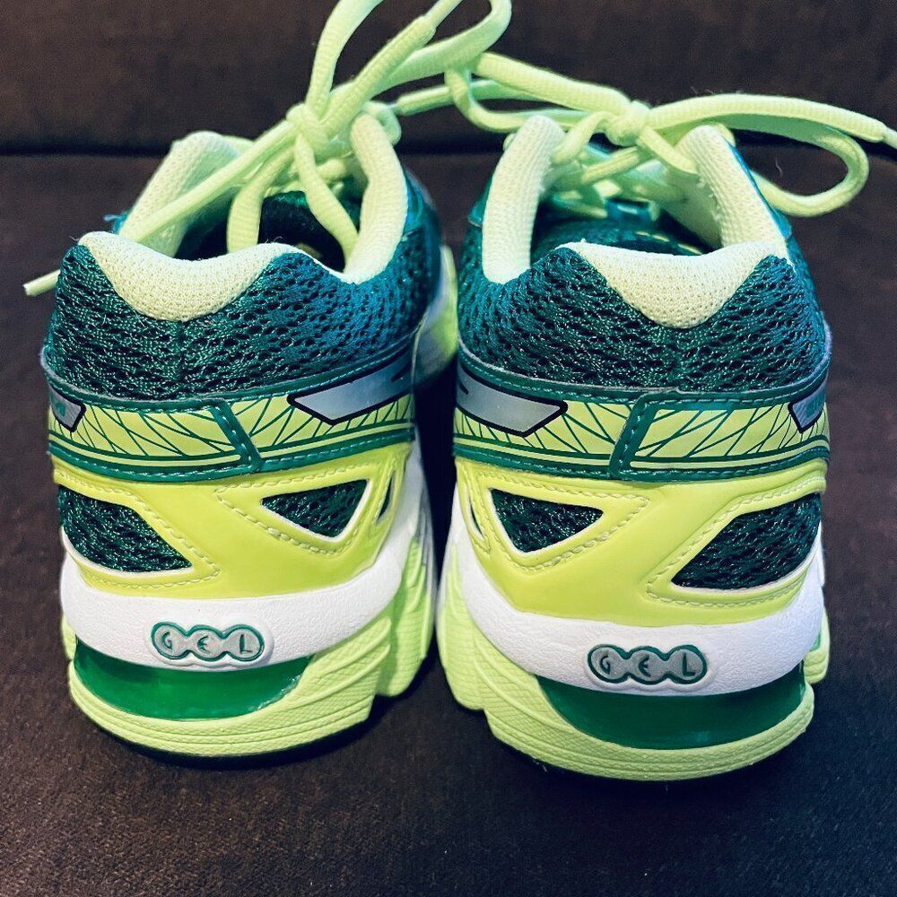Mint Condition Asics GEL KAYANO 20 Mens 6.5 or Womens 8/8.5 39.5 EUR Green Volt - Picture 4 of 11